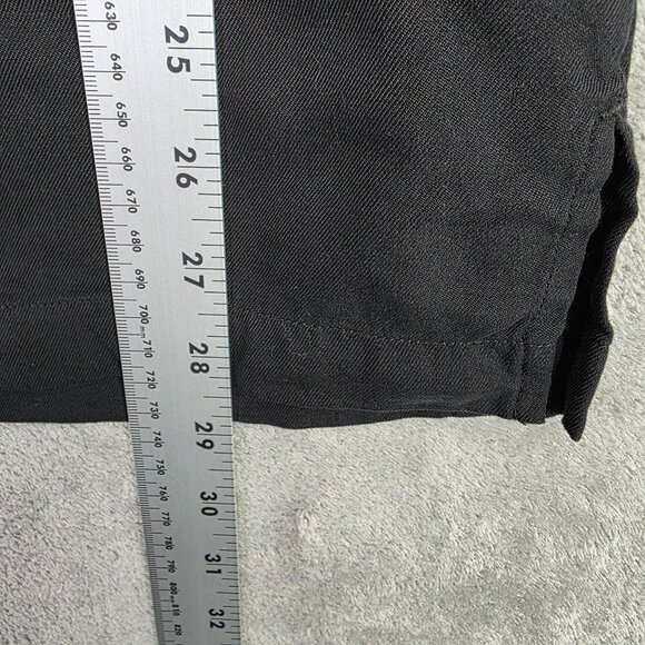 Mens Nat Nast Black 100% Silk Shirt Embroidered Button Up Short Sleeve Size XL - Picture 8 of 9